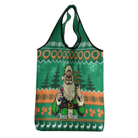 Personalised Ireland Christmas Grocery Bag Irish Santa Claus Nollaig Shona Duit
