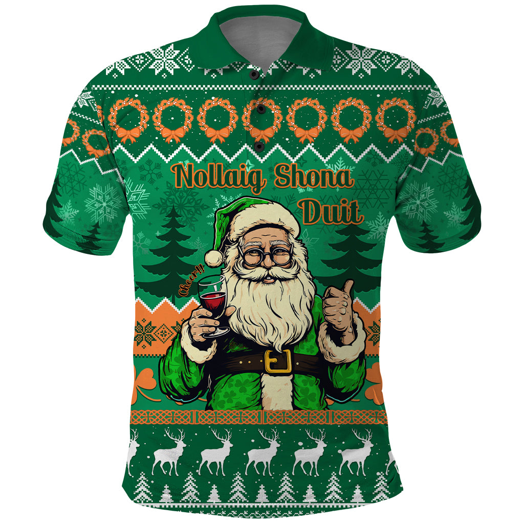 personalised-ireland-christmas-polo-shirt-irish-santa-claus-nollaig-shona-duit