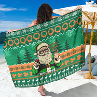 Personalised Ireland Christmas Sarong Irish Santa Claus Nollaig Shona Duit - Wonder Print Shop