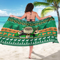Personalised Ireland Christmas Sarong Irish Santa Claus Nollaig Shona Duit - Wonder Print Shop