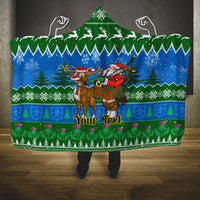 personalised-scotland-christmas-hooded-blanket-scottish-santa-with-reindeer-nollaig-chridheil