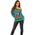Personalised Scotland Christmas Off Shoulder Sweater Scottish Santa With Reindeer Nollaig Chridheil - Wonder Print Shop