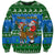 Personalised Scotland Christmas Sweatshirt Scottish Santa With Reindeer Nollaig Chridheil - Wonder Print Shop