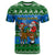 Personalised Scotland Christmas T Shirt Scottish Santa With Reindeer Nollaig Chridheil - Wonder Print Shop