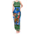 Personalised Scotland Christmas Tank Maxi Dress Scottish Santa With Reindeer Nollaig Chridheil - Wonder Print Shop