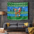 Personalised Scotland Christmas Tapestry Scottish Santa With Reindeer Nollaig Chridheil - Wonder Print Shop