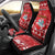 Personalised Lithuania Christmas Car Seat Cover Linksmu Kaledu - Wonder Print Shop