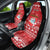 Personalised Lithuania Christmas Car Seat Cover Linksmu Kaledu - Wonder Print Shop
