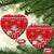 Personalised Lithuania Christmas Ceramic Ornament Linksmu Kaledu - Wonder Print Shop