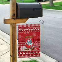 Personalised Lithuania Christmas Garden Flag Linksmu Kaledu - Wonder Print Shop