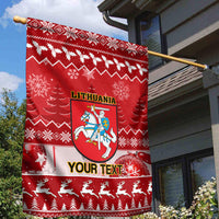 Personalised Lithuania Christmas Garden Flag Linksmu Kaledu - Wonder Print Shop