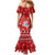 Personalised Lithuania Christmas Mermaid Dress Linksmu Kaledu - Wonder Print Shop