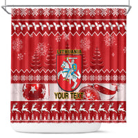 personalised-lithuania-christmas-shower-curtain-linksmu-kaledu