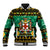 Personalised Jamaica Christmas Baseball Jacket Jamaican Coat Of Arms Xmas Vibes - Wonder Print Shop