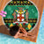 Personalised Jamaica Christmas Beach Blanket Jamaican Coat Of Arms Xmas Vibes - Wonder Print Shop