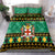 Personalised Jamaica Christmas Bedding Set Jamaican Coat Of Arms Xmas Vibes - Wonder Print Shop