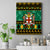 Personalised Jamaica Christmas Canvas Wall Art Jamaican Coat Of Arms Xmas Vibes - Wonder Print Shop