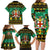 Personalised Jamaica Christmas Family Matching Long Sleeve Bodycon Dress and Hawaiian Shirt Jamaican Coat Of Arms Xmas Vibes - Wonder Print Shop