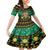 Personalised Jamaica Christmas Family Matching Mermaid Dress and Hawaiian Shirt Jamaican Coat Of Arms Xmas Vibes - Wonder Print Shop
