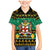 Personalised Jamaica Christmas Family Matching Mermaid Dress and Hawaiian Shirt Jamaican Coat Of Arms Xmas Vibes - Wonder Print Shop