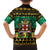 Personalised Jamaica Christmas Family Matching Off Shoulder Long Sleeve Dress and Hawaiian Shirt Jamaican Coat Of Arms Xmas Vibes - Wonder Print Shop