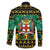 Personalised Jamaica Christmas Family Matching Off Shoulder Long Sleeve Dress and Hawaiian Shirt Jamaican Coat Of Arms Xmas Vibes - Wonder Print Shop