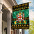 Personalised Jamaica Christmas Garden Flag Jamaican Coat Of Arms Xmas Vibes - Wonder Print Shop