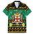 Personalised Jamaica Christmas Hawaiian Shirt Jamaican Coat Of Arms Xmas Vibes - Wonder Print Shop