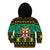 Personalised Jamaica Christmas Kid Hoodie Jamaican Coat Of Arms Xmas Vibes - Wonder Print Shop