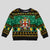 Personalised Jamaica Christmas Kid Ugly Christmas Sweater Jamaican Coat Of Arms Xmas Vibes - Wonder Print Shop