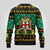 Personalised Jamaica Christmas Ugly Christmas Sweater Jamaican Coat Of Arms Xmas Vibes - Wonder Print Shop