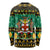 Personalised Jamaica Christmas Long Sleeve Shirt Jamaican Coat Of Arms Xmas Vibes - Wonder Print Shop