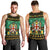 Personalised Jamaica Christmas Men Tank Top Jamaican Coat Of Arms Xmas Vibes - Wonder Print Shop