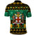 Personalised Jamaica Christmas Polo Shirt Jamaican Coat Of Arms Xmas Vibes - Wonder Print Shop