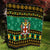 Personalised Jamaica Christmas Quilt Jamaican Coat Of Arms Xmas Vibes - Wonder Print Shop