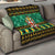 Personalised Jamaica Christmas Quilt Jamaican Coat Of Arms Xmas Vibes - Wonder Print Shop
