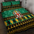 Personalised Jamaica Christmas Quilt Bed Set Jamaican Coat Of Arms Xmas Vibes - Wonder Print Shop