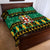 Personalised Jamaica Christmas Quilt Bed Set Jamaican Coat Of Arms Xmas Vibes - Wonder Print Shop