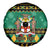 Personalised Jamaica Christmas Spare Tire Cover Jamaican Coat Of Arms Xmas Vibes - Wonder Print Shop