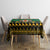 Personalised Jamaica Christmas Tablecloth Jamaican Coat Of Arms Xmas Vibes - Wonder Print Shop