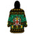 Personalised Jamaica Christmas Wearable Blanket Hoodie Jamaican Coat Of Arms Xmas Vibes - Wonder Print Shop