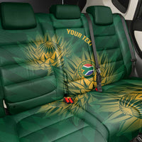 Custom South Africa Cricket Back Car Seat Cover Go Champions Proteas - Wonder Print Shop