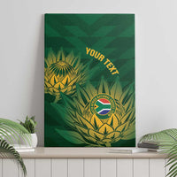 Custom South Africa Cricket Canvas Wall Art Go Champions Proteas - Wonder Print Shop