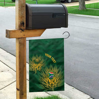 Custom South Africa Cricket Garden Flag Go Champions Proteas - Wonder Print Shop