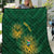 Custom South Africa Cricket Quilt Go Champions Proteas - Wonder Print Shop