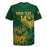 Custom South Africa Cricket Rugby Jersey Go Champions Proteas - Wonder Print Shop