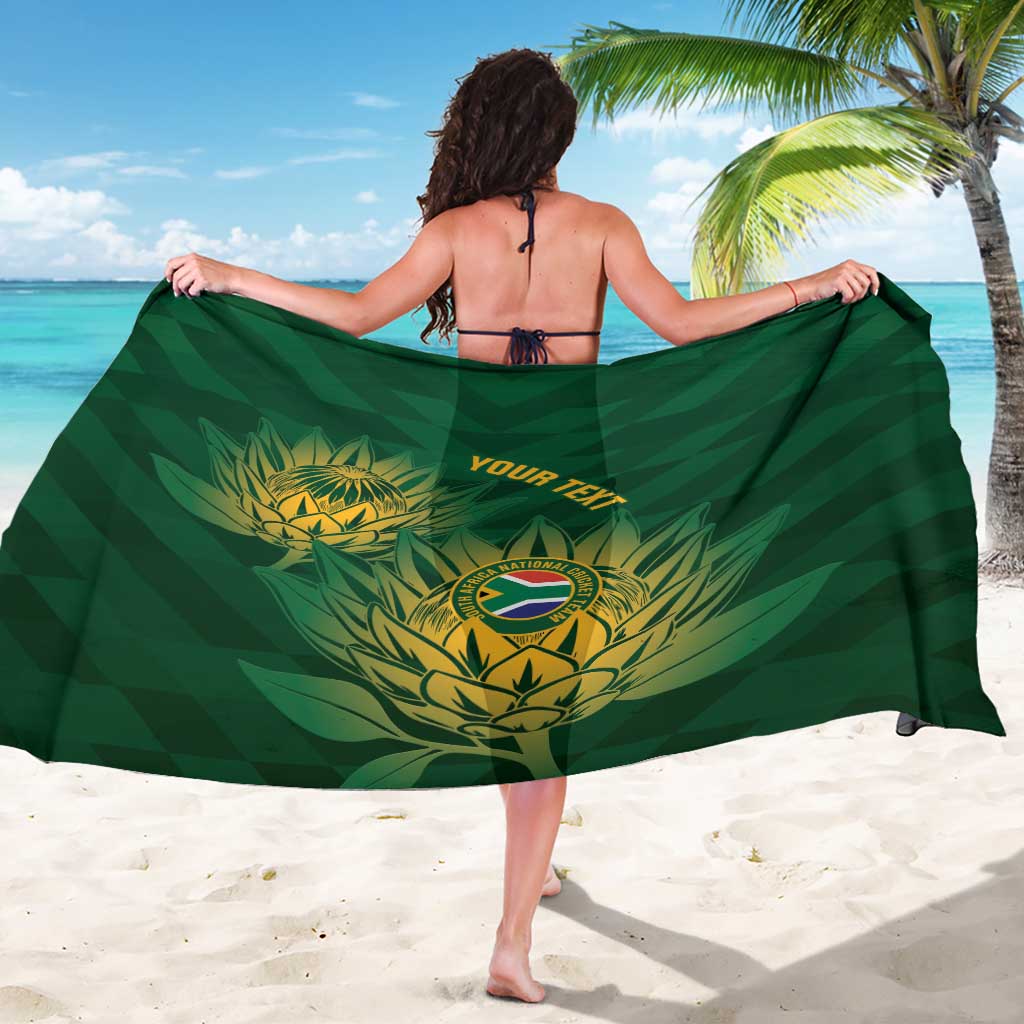 Custom South Africa Cricket Sarong Go Champions Proteas - Wonder Print Shop