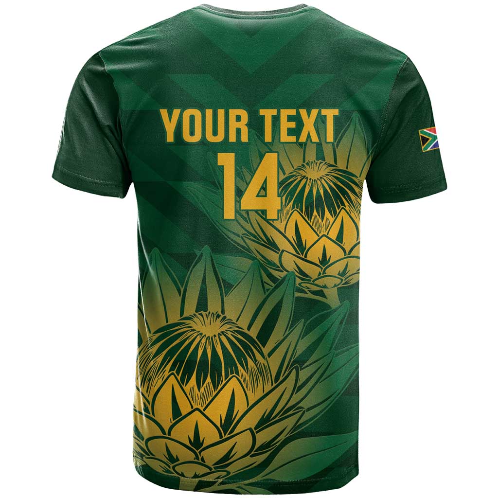 Custom South Africa Cricket T Shirt Go Champions Proteas - Wonder Print Shop
