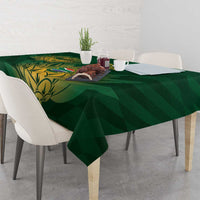 Custom South Africa Cricket Tablecloth Go Champions Proteas - Wonder Print Shop