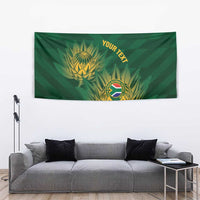 Custom South Africa Cricket Tapestry Go Champions Proteas - Wonder Print Shop